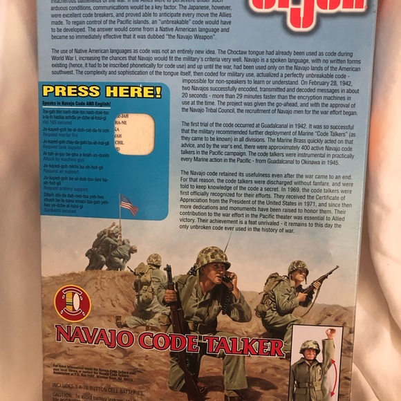 1999 GI Joe Navaho Code Talker - Picture 2 of 4
